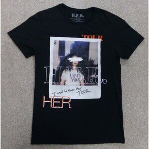 H.E.R. I Used to Know Her Tour Short Sleeve T-Shirt (Size S)